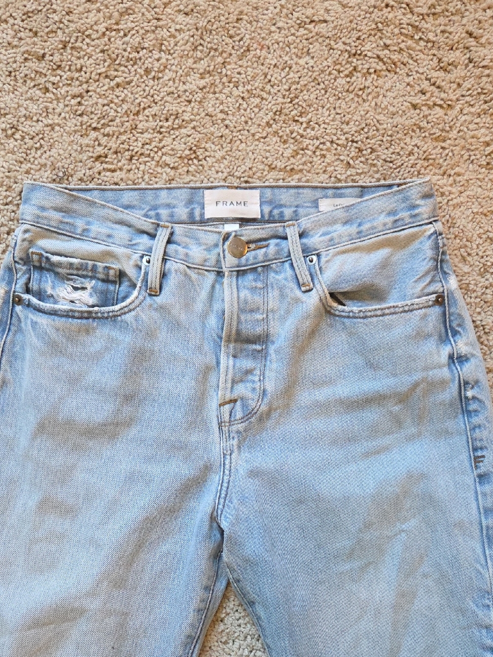 Frame Distressed Jeans - Picture 3 of 7